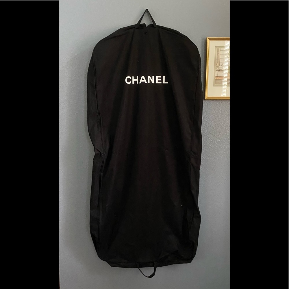 Authentic Chanel Canvas Long Garment Bag
